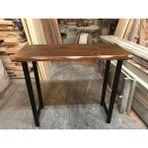 Bintaş Mobilya Kütük Bar Masası Ceviz Rengi 120X50.CM