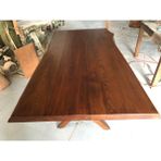 Bintaş Mobilya Kütük Masa Doğal Ağaç 90X170.CM