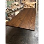 Bintaş Mobilya Kütük Masa Üstü Tablası Ceviz Rengi 260X100.CM
