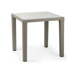 Bintaş Mobilya Vizon Renk Dış Mekan 80x80 cm Bahçe Cafe Masası