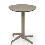 Bintaş Mobilya Yuvarlak Vizon Renk 60 cm Bahçe Cafe Masası