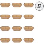 Bio Hamur Mayalama Sepeti 12 Adet Oval 26X12X7,5 cm 12 Adet