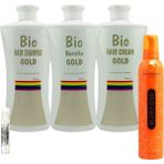 Bio Keratin Gold 3'lü Brezilya Fönü Kalıcı Saç Düzleştirici Keratin + Morfose 350 ml Saç Köpüğü