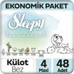 Bio Natural Ekonomik Paket Külot Bez 4 Numara Maxi 48 Adet - Standart