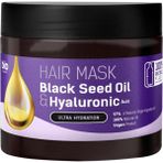 Bio Naturell % 100 Organik Sac Maskesi Çörek Otu Yağı ve Hyaluronik Asit Nemlendirici 295 ml