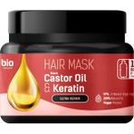 Bio Naturell Bio Naturall % 100 Organik Saç Maskesi Black Castor Oil & Keratin Onarıcı 295 Ml.