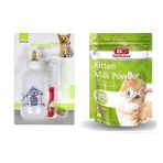 Bio PetActive Kitten Milk Powder 200 gr Yavru Kedi Süt Tozu + Nunbell 100 ml Kedi Köpek Biberonu