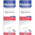 Biobaby Bebekler Çocuklar Için Pişik Kremi (75 Ml) 2Li Paket