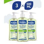 Biobaby Ultra Hassas 3x500 ml Bebek Saç ve Vücut Şampuanı
