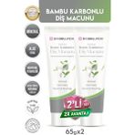 BioBellinda Doğal Bambu Karbonlu Dişlerinizi Pak Beyazlatan Diş Macunu 65 G (2li Set)