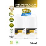 BioBellinda Doğal Içerikli Grek Deo Erkek Roll On Özel Kokusu İle 50 ml (2'Lİ SET)