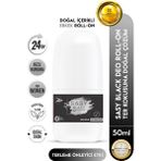 BioBellinda Sasy Black Kadın Roll On 50 ml Ferah Koku ile Doğal Antiperspirant Deo