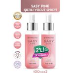 BioBellinda Sasy Pink Işıltılı Vücut Spreyi 100 ml (2li Set)