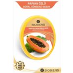 Biobiens Papaya Özlü Duş ve Cilde Özel Doğal Süngerli Sabun