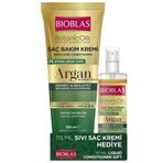 Bioblas Argan 250 ml Saç Bakım Kremi+115 ml Sıvı Saç Kremi
