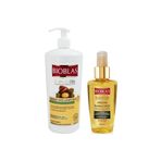 Bioblas Argan Yağı Şampuanı 1000 Ml + Argan Yağlı Saç Bakım Yağı 100 Ml
