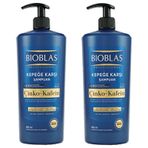 Bioblas Çinko ve Kafein 2'si 1 Arada 2x900 ml Kepeğe Karşı Şampuan
