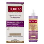 Bioblas Collagen Keratin 360 ml Şampuan + 250 ml Saç Kremi