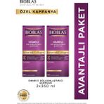 Bioblas Keratin & Kolajen Onarıcı Dolgunlaştırıcı Saç Bakım Şampuanı 2 x 360 Ml İnce ve Yıpranmış Saçlar