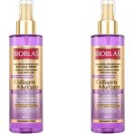Bioblas Kolajen ve Keratin İçeren Sıvı Saç Kremi 2 x 200 ml Kokusuz Sürdürülebilir Malzeme