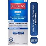 Bioblas Men Şampuan 360 ml Kepeğe ve Saç Dökülmesine Karşı Etkili 2 Adet