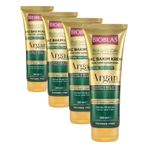 Bioblas Saç Dökülmesine Karşı Bakım Kremi – Argan Yağlı, Bitkisel Kompleks B19,%74 Bitkisel Serum, Onarıcı & Parlaklık Veren Saç Kremi, 250 ml (4 paketi)