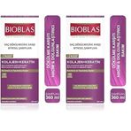Bioblas Saç Dökülmesine Karşı Collagen ve Keratin İçeren 2x360 ml Hacim Şampuanı
