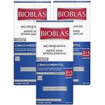 Bioblas Saç Dökülmesine ve Kepeğe Karşı Çinko Mentol 2'si 1 Arada 3x360 ml Şampuan