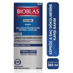 Bioblas Thermal Expert Mentol ve B19 Saç Dökülmesine Karşı Kepek Şampuanı 360 ml