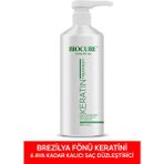 Biocure 500 ml Düzleştirici Keratin Bakımı Kıvırcık Saçlar İçin Brezilya Fönü Etkisi
