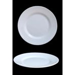 BİODATA %100 Kırılmaz 6'lı Melamin Tatlı & Yemek Servis Tabağı Seti - 25 cm Beyaz