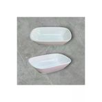 BİODATA 21DTYHKK34 12 Adet %100 Kırılmaz Melamin Kare Çerez & Meze Tabağı 17 Cm - Derinlik 4 Cm - Beyaz