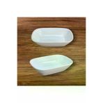 BİODATA DTYHBN34 6 Adet %100 Kırılmaz Melamin Kare Çerez & Meze Tabağı 17 Cm - Derinlik 4 Cm - Beyaz
