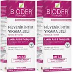 Bioder Hijyenik İntim Yıkama Jeli Hipoalerjenik Tüm Ciltler (1 x 200 mL) (2 paketi)