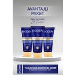 Bioder Yoğun Nemlendirici El Kremi 50 ml - Vitamin B5 Hyalüronik Asit 24 Saat Etki Alkolsüz 3 Lü
