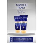 Bioder Yoğun Nemlendirici El Kremi - Vitamin B5 Hyalüronik Asit 24 Saat Etki Alkolsüz 2'li 50 ml