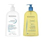 Bioderma Atoderm Intensive 1000 ml Temizleyici Jel + Bioderma Atoderm 1000 ml Durulanabilir Duş Yağı