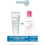 Bioderma Atoderm Kuru, Atopi Eğilimli Göz Çevresi Temizleyici Bakım Kremi 100 ml ve Sensibio Misel Su 250 ml