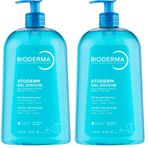 Bioderma Atoderm Shower Gel Aile Boyu Kullanıma Uygun Kuru Ciltler için Nemlendirici Duş Jeli Bebek, Çocuk ve Yetişkin Kullanımına Uygun 1 Lt (2 paketi)