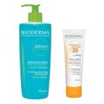 Bioderma Photoderm AKN Mat SPF30 40 ml Güneş Kremi + Bioderma Sebium 500 ml Yüz Temizleyici Jel