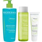 Bioderma Sebium 3 Lü Bakım Set Krem 40 ml + Tonik 200 ml + Temizleme Jel 500 ml