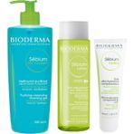 Bioderma Sebium Bakım Set | Krem - Tonik - Temizleme Jel Orijinal Boy