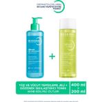 Bioderma Sebium Foaming Gel Ciltler Temizleme Jeli 400ml & Gözenek Sıkılaştırıcı Tonik