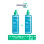 Bioderma Sebium Foaming Gel Karma, Yağlı Ve Eğilimli Ciltler İçin Yüz Temizleme Jeli 400 ml X2