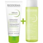 Bioderma Sebium Gel Gommant Exfoliating Purifying Gel 100 Ml+ Sebium Lotion 200 Ml