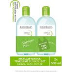 Bioderma Sebium H2O 500 ml - İkili Paket Renksiz Tüm Cilt Tipleri İçin Yaz İçin İdeal