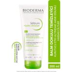 Bioderma Sebium Hydra Balm Dokulu Temizleyici 200 ml Kurutucu Etki Altındaki Akne Eğilimli Hassas Ciltler İçin
