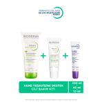 Bioderma Sebium İzokit Kurutucu Akne Tedavisi Destek Cilt Bakım Kiti(Temizleme Jeli-Bakım Kremi-Dudak Balm)