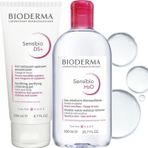 Bıoderma Sensibio Ds+ Foaming Gel 200 Ml + Sensibio H2o 500 Ml