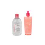 Bioderma Sensibio Foaming Jel 500 ml & Sensibio H2o 500 ml
